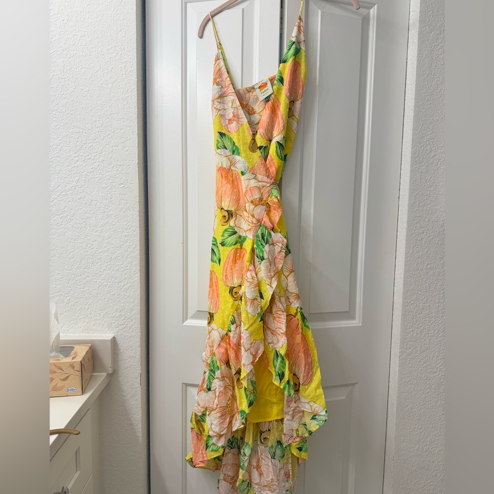 Farm Rio Neoma Wrap Maxi Dress xs